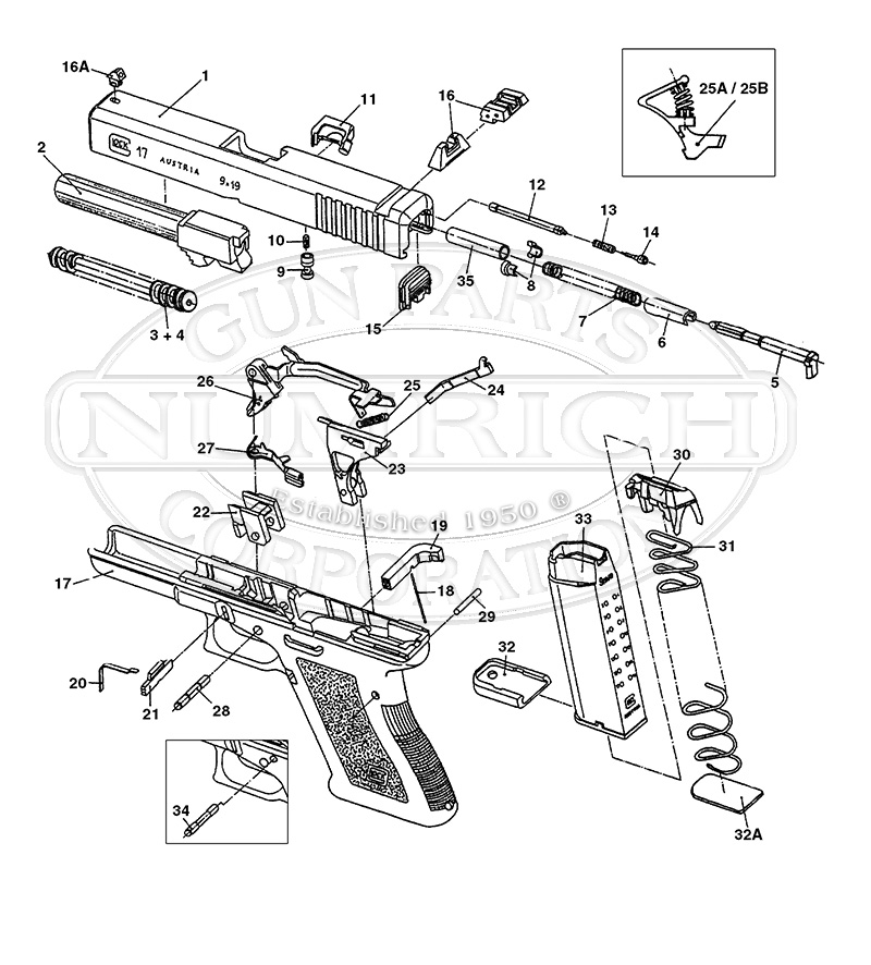 glock 43 parts diagram